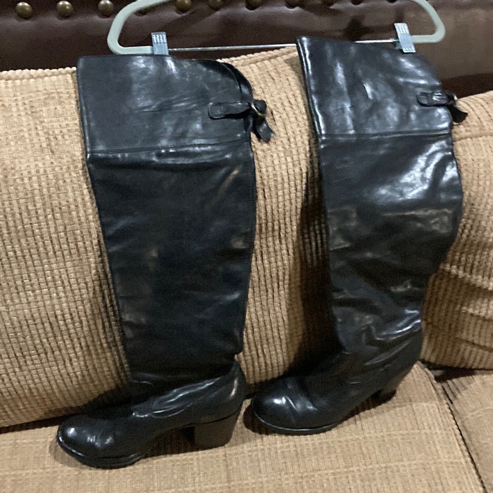 FRYE womens black slouch boots